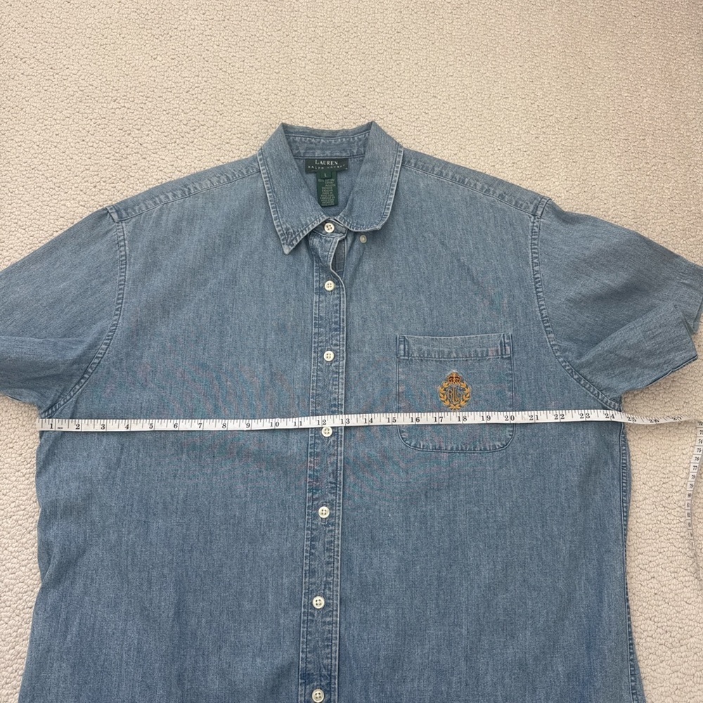 Ralph Lauren Denim Blue Casual Shirt - Picture 5 of 6
